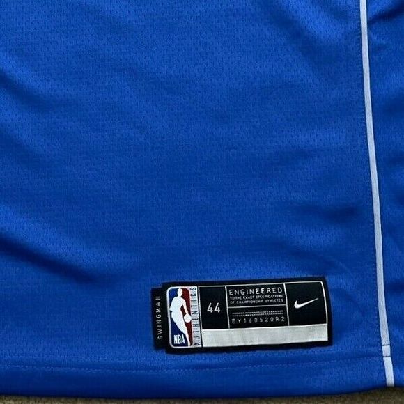 Dallas Mavericks Kristaps Porzingis Swingman Icon NBA Basketball Jersey Size M - Picture 7 of 7